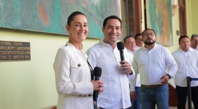 La jefa de Gobierno Claudia Sheinbaum anunció la Feria de Yucatán Expone, que se llevará a cabo del 12 al 21 de mayo en Zócalo de la Ciudad de México y tiene como objetivo impulsar la economía de productores y artesanos yucatecos.