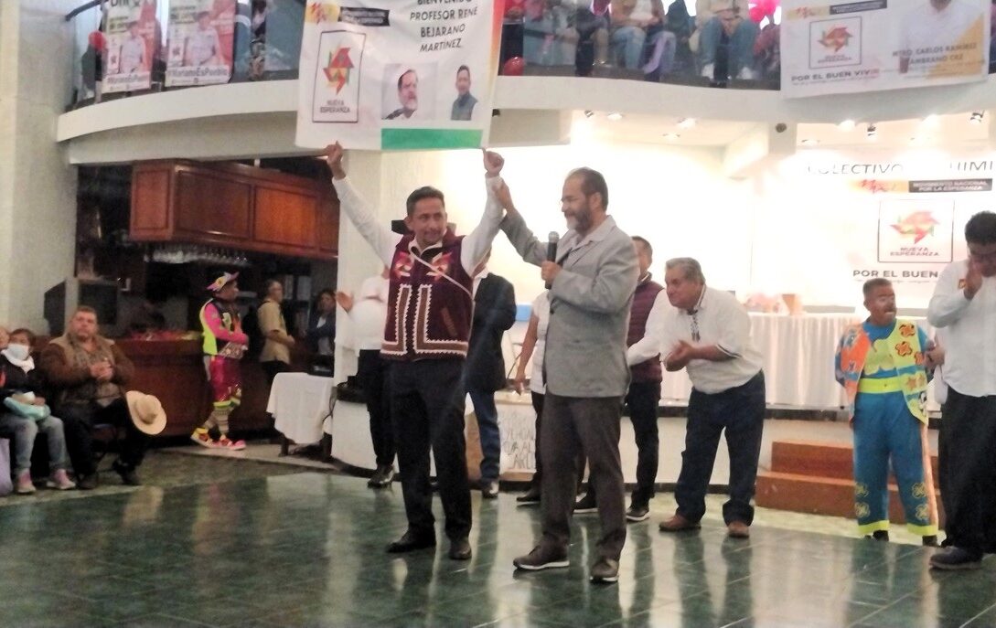Carlos Ramírez Zambrano fue destapado por René Bejarano Martínez como la propuesta del Movimiento nacional por la Esperanza para ser candidato de Morena a diputado local por el Distrito 25 de Xochimilco. FOTOS: CDMX MAGACÍN
