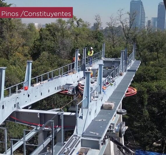 “Es información para la ciudadanía, especialmente la ciudadanía del poniente de la Ciudad de México, por las obras del Cablebús de la Línea 3, vamos a tener una modificación en la vialidad en próximos días”, expresó. FOTO: GCDMX