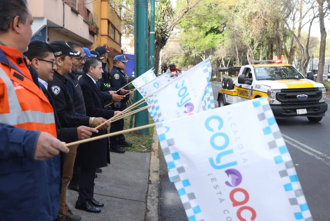“Nuestro gobierno refrenda el compromiso con las y los vecinos, seguiremos atendiendo puntos de inseguridad y trabajando en conjunto con autoridades de la Secretaría de Seguridad Ciudadana del Gobierno de la Ciudad de México”, expresó el alcalde de Coyoacán, Giovani Gutiérrez. FOTOS: Especial