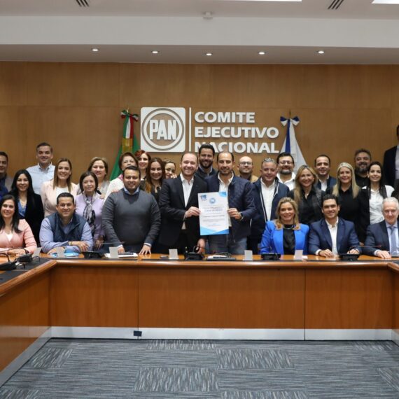 La Comisión Permanente del Consejo Nacional del PAN aprobó la candidatura de Santiago Taboada como candidato a la jefatura de gobierno de la Ciudad de México. FOTO: Especial