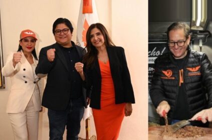 Sandra Cuevas, Alejandra Barrales y Salomón Chertorivski comparten tres peculiaridades: son candidatos de MC, son cartuchos quemados de la política, pero sobre todo esquiroles para ayudarle a ganar a Brugada, Harfuch y Godoy. FOTOS: RRSS / Barrales y Chertorivski