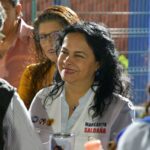 Igual que hace 3 años, Margarita Saldaña, candidata de Va X la Ciudad de México a la Alcaldía Azcapotzalco, mantiene una postura firme en contra del cartel inmobiliario que se le puede atribuir a la ex jefa de Gobierno, Claudia Sheinbaum, y a quien fuera su secretario de Desarrollo Urbano (Seduvi), Carlos Ulloa. FOTO: Especial