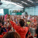 Aleida Alavez Ruiz, aspirante a la alcaldía de Iztapalapa, por la candidatura común “Seguiremos Haciendo Historia”, inauguró, desde la colonia Santana María Aztahuacan, las Jornadas de Participación de Mujeres, para sumar sus propuestas, perspectivas y visiones en favor de la construcción de un gobierno con perspectiva de género, en el marco de la implementación del sistema de cuidados.