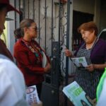 La candidata de la coalición “Seguiremos haciendo historia”, para la alcaldía de Iztapalapa, Aleida Alavez Ruiz, dijo que de llegar a gobernar la demarcación, fortalecerá los programas de alimentación como las lecherías, para retomar la visión de abasto popular. FOTO: Especial