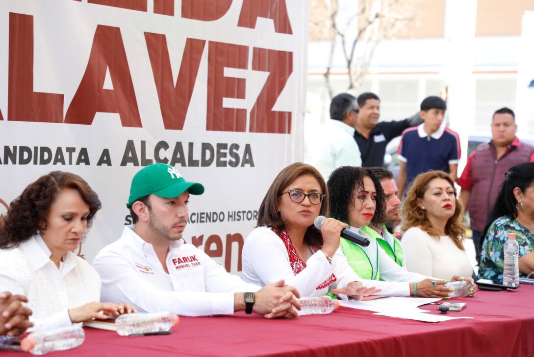 Aleida ofrece acceso equitativo al agua en Iztapalapa