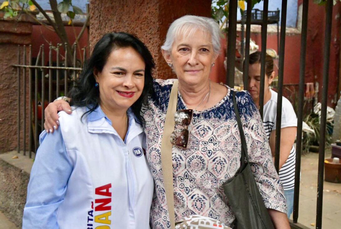 La candidata a la alcaldía Azcapotzalco por la Alianza Va por la Ciudad de México, Margarita Saldaña Hernández, dijo que seguirá trabajando para prevenir y erradicar la violencia contra las mujeres, las niñas y los niños en esa demarcación. FOTO: Especial