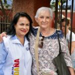 La candidata a la alcaldía Azcapotzalco por la Alianza Va por la Ciudad de México, Margarita Saldaña Hernández, dijo que seguirá trabajando para prevenir y erradicar la violencia contra las mujeres, las niñas y los niños en esa demarcación. FOTO: Especial