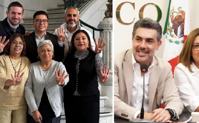 Jesús Sesma, diputado local del PVEM, escaló su afrenta, de la jefa de Gobierno, Clara Brugada, a la presidenta Claudia Sheinbaum, pues incluyó en las filas de su partido como su virtual candidata a la Alcaldía Tlalpan a la hoy ex perredista Alfa González, quien fuera edil en esa demarcación territorial, del grupo de Los Chuchos, los más odiados en Morena. FOTO: Especial