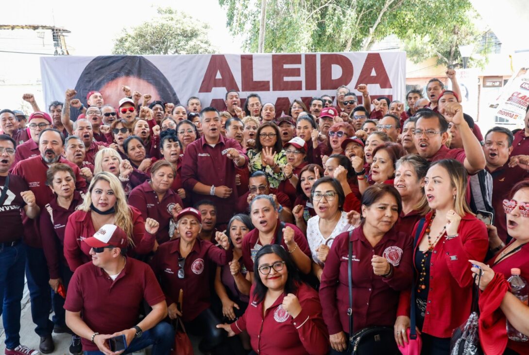 La candidata a la Alcaldía Iztapalapa, Aleida Alavez dijo que logrará un acuerdo que fortalezca los derechos laborales de los trabajadores en caso de que sea favorecida por el voto el próximo 2 de junio, y además dejó en claro que se acabó la venta de plazas en el gobierno de esa demarcación. FOTO: Especial