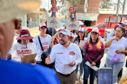 Daniel Serrano, dio a conocer que en su calidad de candidato a la presidencia municipal de Cuautitlán Izcalli pidió al Instituto Electoral del Estado de México la celebración de un debate con la candidata del "PRIAN". FOTO: Especial