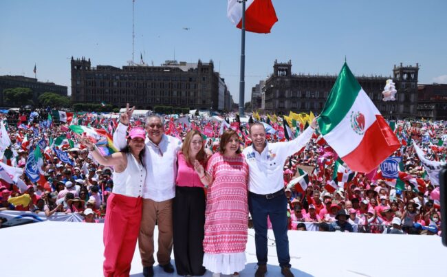 Santiago Taboada, candidato a la Jefatura de Gobierno de la Ciudad de México por el PRI, PAN y PRD se consideró aspiracionista y prometió hacer de la capital mexicana el mejor lugar para vivir. FOTO: Especial
