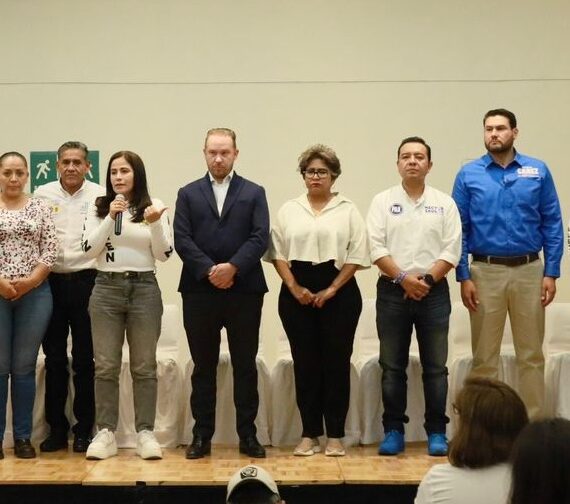 Santiago Taboada, candidato a la Jefatura de Gobierno por la alianza “Va X la CDMX” exigió al jefe de Gobierno, Martí Batres, sacar de la elección a dependencias de seguridad y acusó actos de intimidación contra la oposición. FOTO: Especial