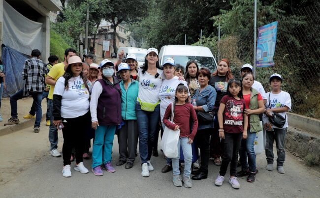 Vecinos de todas las colonias de Álvaro Obregón continúan sumando su apoyo a Lía Limón para que continúe al frente de la alcaldía por un segundo periodo. FOTO: Especial
