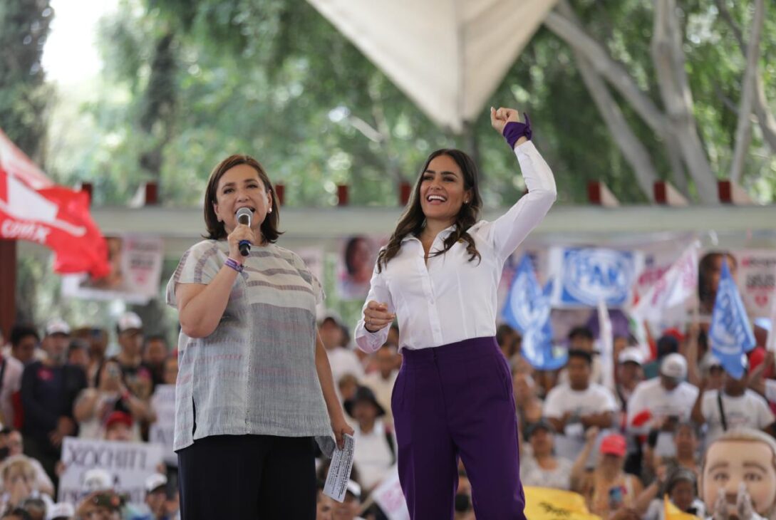 Xóchitl dijo que regresaran “las estancias infantiles y las escuelas de tiempo completo. Las mujeres que se hagan cargo de una persona discapacitada o que sean las encargadas de cuidarlas van a estar acompañadas”, dijo la panista. FOTO: Especial