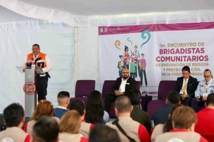 No bajamos la guardia y promovemos, por instrucción del Alcalde Giovani Gutiérrez, la generación de capacidades de resiliencia en la población a través de la conformación de brigadas comunitarias: Jorge Peña, titular de PC en Coyoacán. FOTOS: Especial