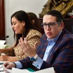 El alcalde Luis Mendoza, fue contundente en su respuesta al diputado de Movimiento Ciudadano, Royfid Torres: “Si está tan mal la Alcaldía Benito Juárez, ¿por qué los de Movimiento Ciudadano (MC) siguen viviendo ahí?”. Y remató: “No tienes idea de lo que estás preguntando”. FOTO: Especial