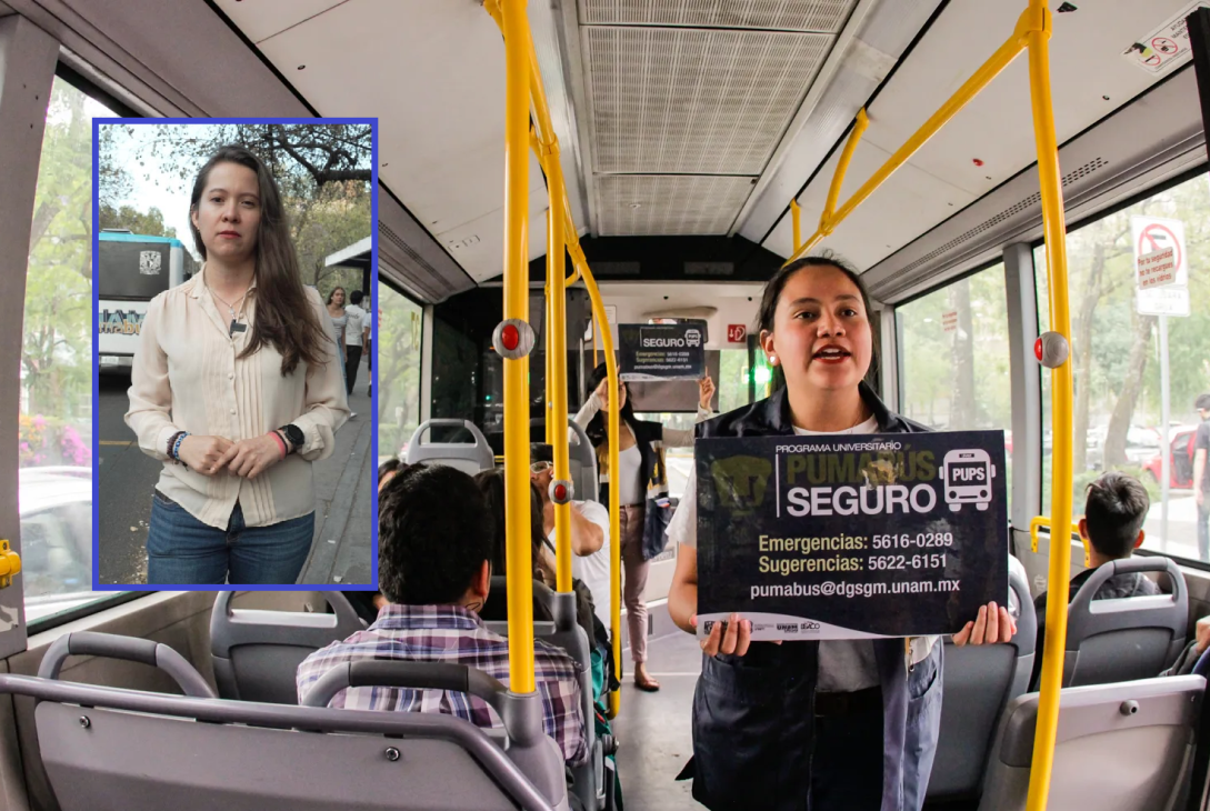 Astrid Espinosa Perera, secretaria de Formación y Capacitación del PAN CDMX, denunció que los pinchazos ya son un “cáncer” para el sistema de transporte público y el que hayan llegado hasta Ciudad Universitaria es más preocupante. FOTO: Especial