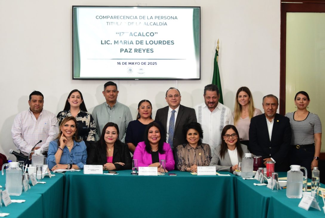 Reconoce alcaldesa Lourdes Paz que hay pendientes en Iztacalco