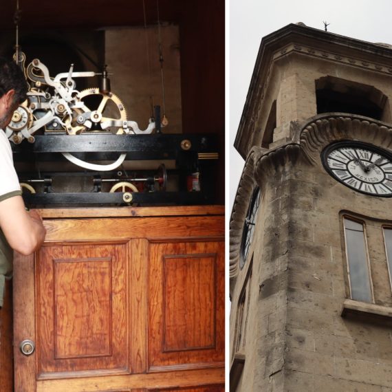 El histórico Reloj Chino, ubicado en la intersección de Bucareli y Artículo 123, volvió a marcar la hora tras recibir mantenimiento especializado por parte de la Alcaldía Cuauhtémoc, en coordinación con un maestro relojero certificado en relojes monumentales.