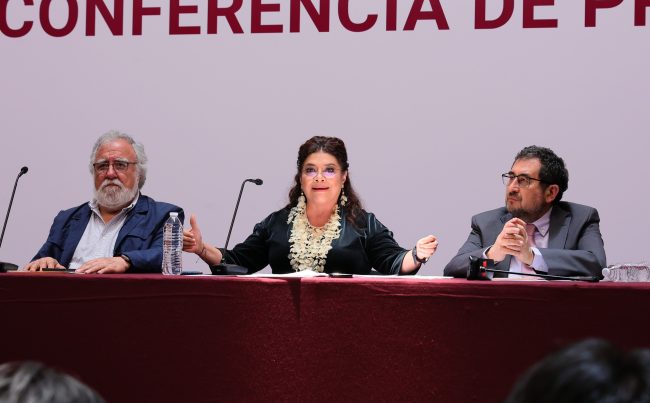 La jefa de gobierno Clara Brugada anunció que el próximo viernes comenzarán los foros para elaborar todo el contenido de políticas públicas para frenar la gentrificación en la Ciudad de México. como parte del Bando 1 que expidió la semana anterior, el cual “no es el punto final, sino el parteaguas” de la estrategia global contra este fenómeno social. FOTO: Especial