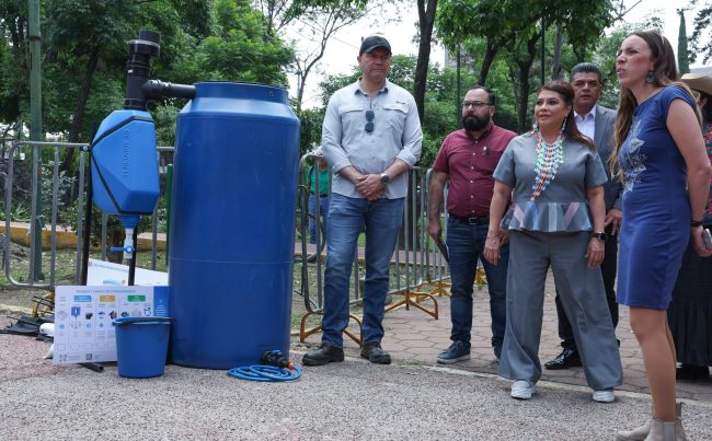 Presenta Brugada programa 'Cosecha de Lluvias' en Coyoacán