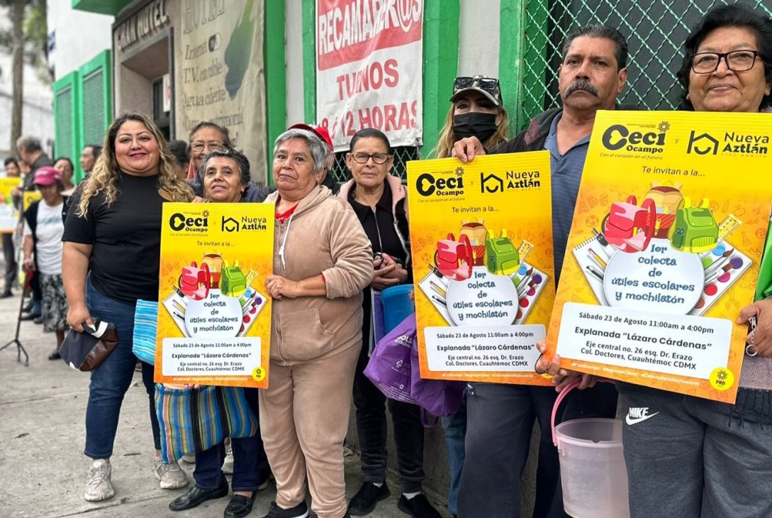 Nueva Aztlán hará este sábado la Primera Colecta de Útiles Escolares y 'Mochilatón'