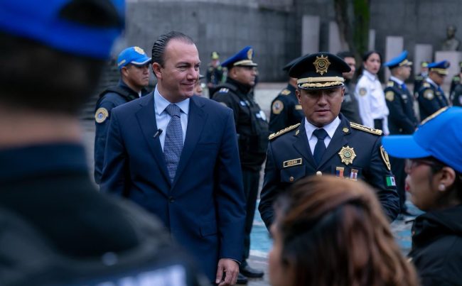 El alcalde de Cuajimalpa, Carlos Orvañanos, informó que en el marco del arranque del nuevo ciclo escolar 2025-2026, se tiene listo un esquema de seguridad listo para un regreso a clases tranquilo entre los padres de familias y autoridades del sistema educativo de nivel básico en lo público y privado. FOTO: Especial