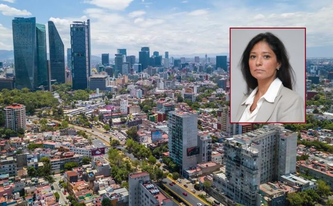 “En la Ciudad de México no hay lógica de planeación porque no existe planeación, la Constitución capitalina lo ordenó desde 2018, pero ya llevamos dos Jefas de Gobierno y no existe un Plan General de Desarrollo ni un Programa General de Ordenamiento Territorial”, cuestiona Mayela Delgadillo, integrante del Frente Ciudadano “Salvemos la Ciudad”. FOTOS: Cuartoscuro / Especial