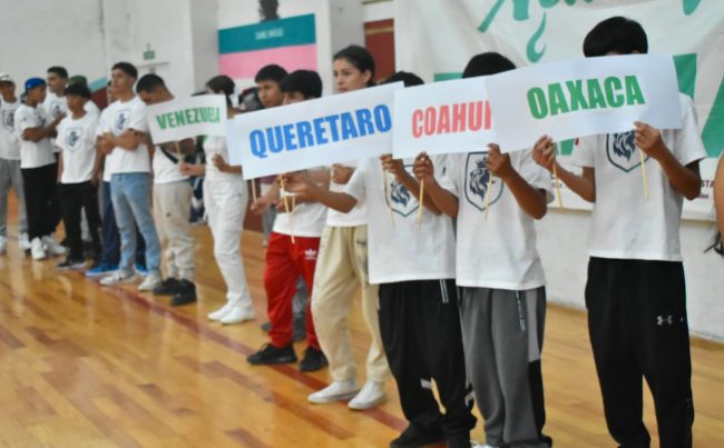 Con la participación de deportistas de distintos estados del país, así como de delegaciones invitadas de Cuba y Venezuela, se puso en marcha esta importante justa deportiva. FOTO: Especial