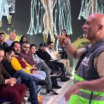 El día de hoy se llevó a cabo la primera capacitación a la estructura de la alcaldía con el “Sistema de Comando de Incidentes (SCI)” impartido por José Vázquez de la Secretaría de Gestión Integral de Riesgos y Protección Civil la Ciudad de México. FOTOS: Especial