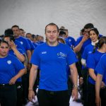 A la par del enorme proyecto para la prevención del delito, mayores capacidades y fortalecimiento de la estrategia y acciones en seguridad ciudadana, el alcalde de Cuajimalpa, Carlos Orvañanos ha reforzado la protección de quienes nos cuidan, con el impulso al deporte y buena alimentación durante su jornada laboral. FOTOS: Especial