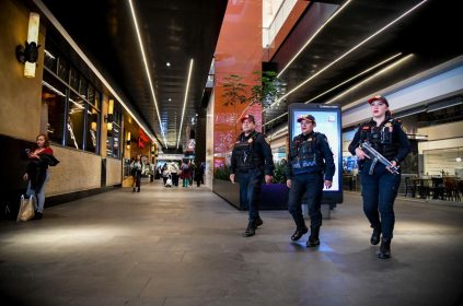 Alcalde Luis Mendoza refuerza seguridad Blindar BJ 360º en centros comerciales. FOTO: Espécial