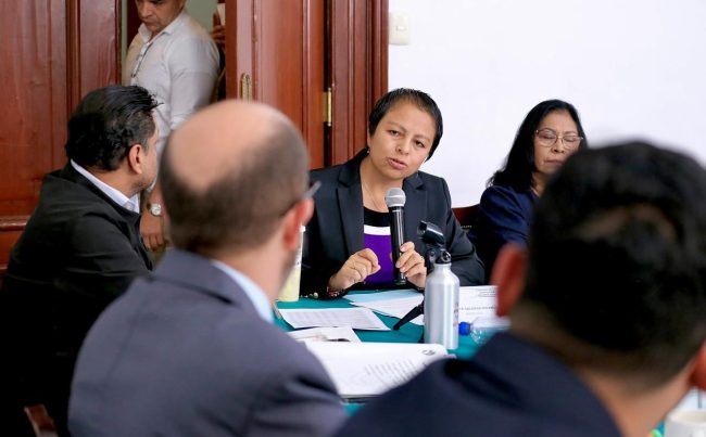 Liz Salgado destacó que, según cifras oficiales, la Ciudad de México enfrenta un déficit habitacional de hasta 700 mil viviendas, además de graves problemas estructurales en miles de unidades habitacionales. FOTO: Especial