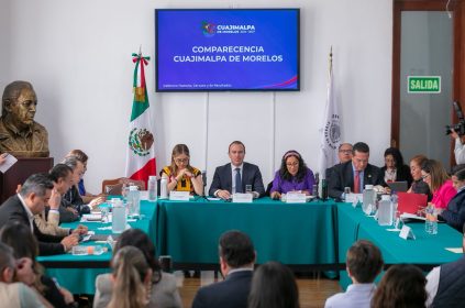 Carlos Orvañanos destacó avances en materia social: “Tarjeta Madre”, “Juventud Cuajimalpa”, “Enchúlame el Changarro”, “Alimentación de CENDIS” y “Salud para mi Familia". FOTO: Especial