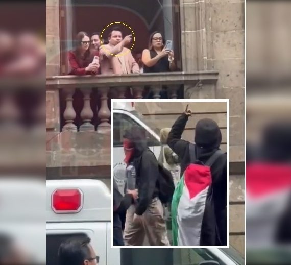 En su “Chilanguera” de este miércoles, la bancada de Morena acusó al diputado del PAN, Raúl Torres –a quien le atribuyen ser falso migrante– por haber gritado “palestinos terroristas” a un grupo de encapuchados que se manifestaban frente al Congreso de la CDMX, el lunes, con banderas de Palestina, apenas unos minutos después de la pelea a golpes en la Tribuna.