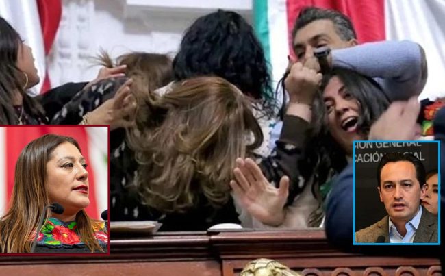 Desde el pleito a golpes en el Congreso de la Ciudad de México entre morenistas y panistas, el pasado 15 de diciembre, la coordinadora de los diputados del oficialismo, Xóchitl Bravo ha tratado de reconstruir el diálogo con su interlocutor, Andrés Atayde, coordinador del PAN. FOTOS: Especial