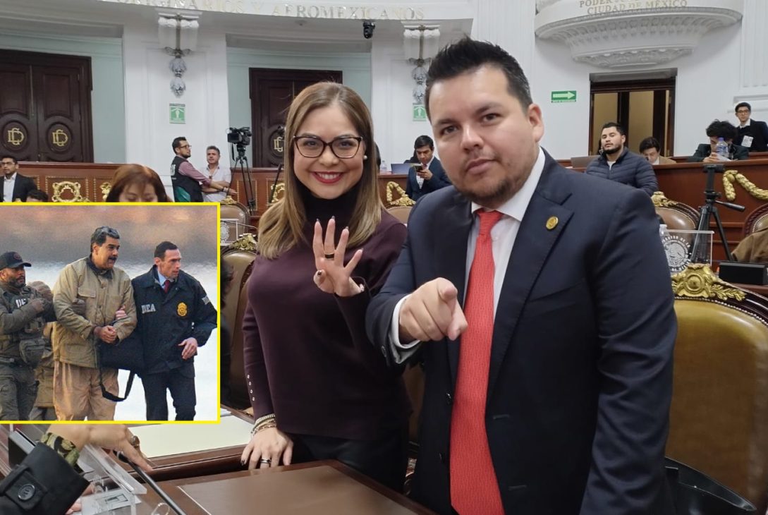 Se esperaba que en el Congreso de la Ciudad de México hubiera uno de esos intensos debates, porque el grueso calibre del tema: la detención de Nicolás Maduro en Venezuela y su internamiento en una cárcel de Estados Unidos. FOTO: Especial