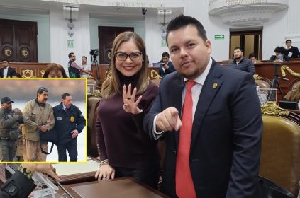 Se esperaba que en el Congreso de la Ciudad de México hubiera uno de esos intensos debates, porque el grueso calibre del tema: la detención de Nicolás Maduro en Venezuela y su internamiento en una cárcel de Estados Unidos. FOTO: Especial