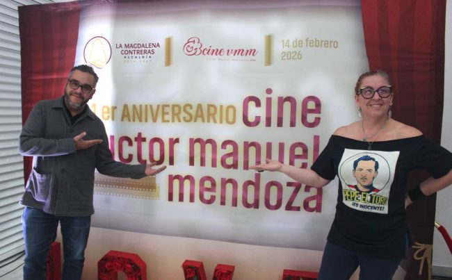 La Alcaldía La Magdalena Contreras celebró este 14 de febrero el primer aniversario de la reapertura del Cine Víctor Manuel Mendoza, mejor conocido como “El Piojito”, con una función especial de Frankenstein, dirigida por Guillermo del Toro, una de las películas más nominadas en la temporada de premios 2025–2026, incluida la 98 edición de los Premios Oscar. FOTO: Especial