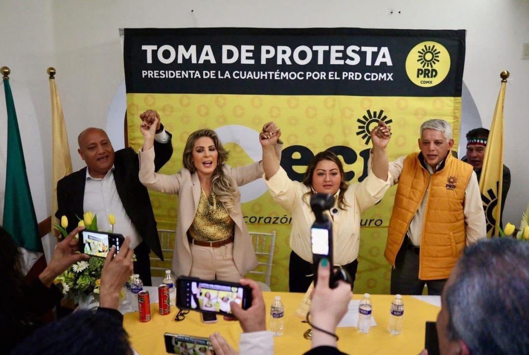 Diputada Nora Arias, líder el PRD CDMX, reconoce las décadas de trabajo de Ceci Ocampo, a favor de la población en la demarcación territorial.