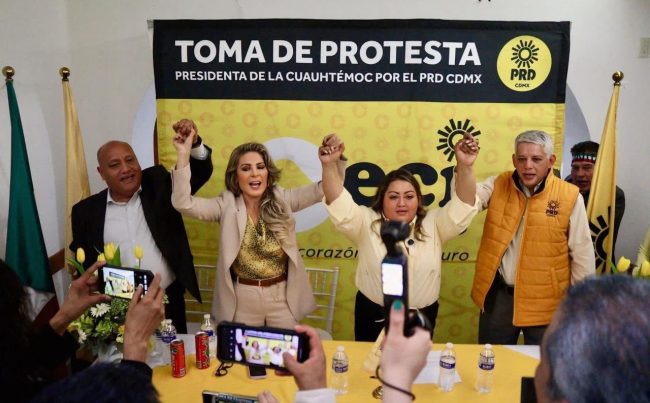 Diputada Nora Arias, líder el PRD CDMX, reconoce las décadas de trabajo de Ceci Ocampo, a favor de la población en la demarcación territorial.