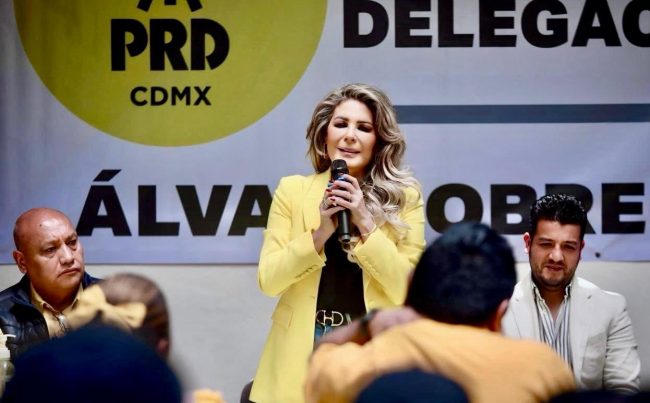 La presidenta del Partido de la Revocación Democrática (PRD) Ciudad de México, Nora Arias Contreras advirtió que el organismo político atraviesa un momento clave que requiere liderazgo, lealtad, claridad política y trabajo territorial para reconstruir la confianza ciudadana. FOTOS: Especial