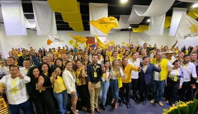 El reto ahora para Nora Arias, su equipo de trabajo en la dirigencia y la militancia es prácticamente reconstruir al partido, que estuvo en parálisis durante más de un año, excepto en el Congreso de la CDMX, donde ella es la diputada coordinadora. FOTO: Especial