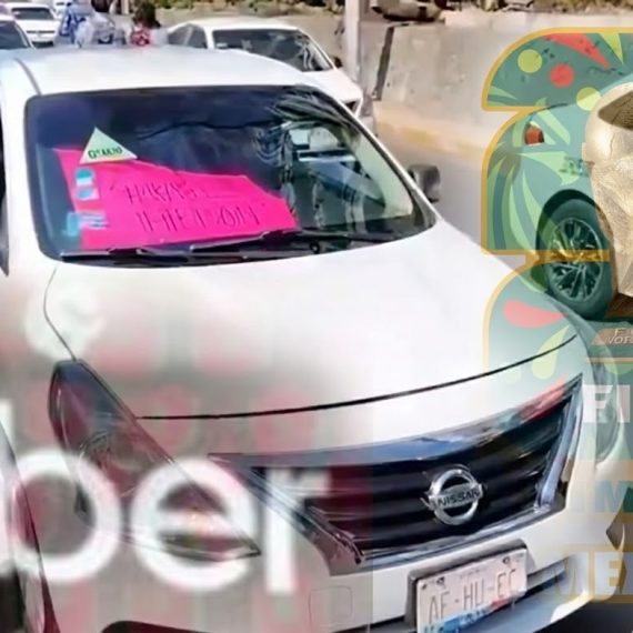 En las próximas semanas, el Gobierno Federal, de la mano con el de la Ciudad de México tendrán que resolver una encrucijada: quedar bien con los abusivos taxis del aeropuerto Benito Juárez de la capital o quedar bien y cumplir el convenio con la FIFA, permitiendo que los abusivos taxis de aplicación, Uber, puedan recoger pasaje en la terminal aérea, donde es zona federal limitada. FOTO: X / @porktendencia - Edición IA Gemini