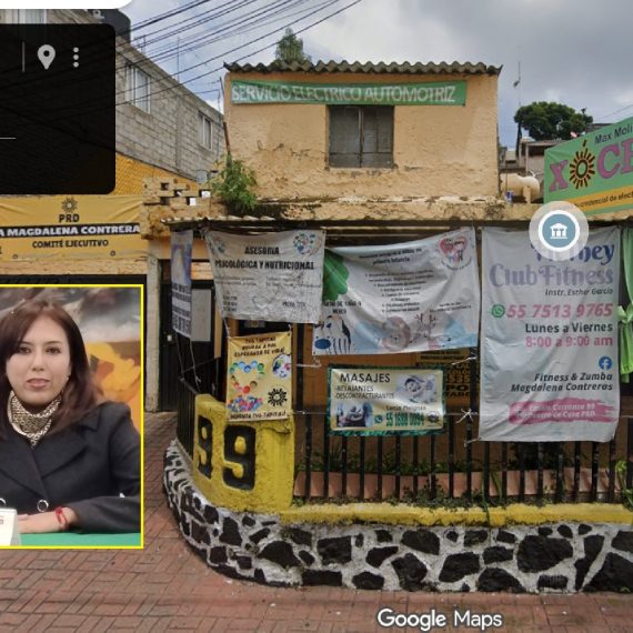 Nos vamos enterando que quien hace uso indebido de la secuestrada sede del PRD en la alcaldía La Magdalena Contreras es la ex concejala y ex militante de ese partido, Tanessi Rosales. Ella tiene el respaldo y complicidad de Jesús Zambrano y Víctor Hugo Lobo. FOTOS: Tanessi Rosales - Google Maps