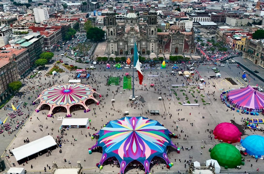 Inaugura Brugada ‘Zocalito de las Infancias', más de 100 actividades infantiles