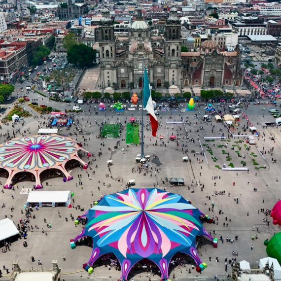 Inaugura Brugada ‘Zocalito de las Infancias', más de 100 actividades infantiles