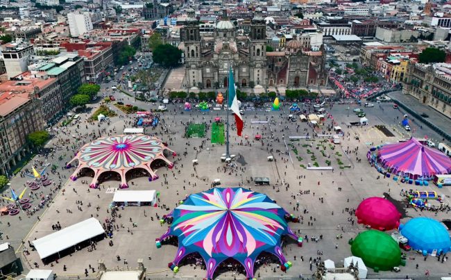 Inaugura Brugada ‘Zocalito de las Infancias', más de 100 actividades infantiles
