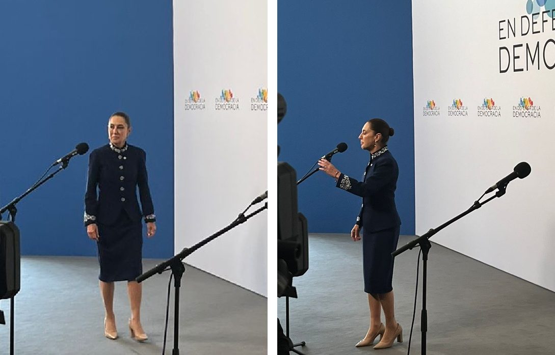 Al ser cuestionada sobre si hay tensiones diplomáticas entre España y México, Sheinbaum afirmó que nunca ha habido crisis diplomática: “nunca la ha habido. Lo que es importante es que se reconozca la fuerza de los pueblos originarios para nuestra patria”. FOTO: Especial